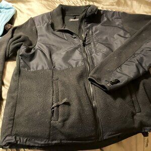 Zena Sport Black Fleece Ladies  XL Polyester Jacket